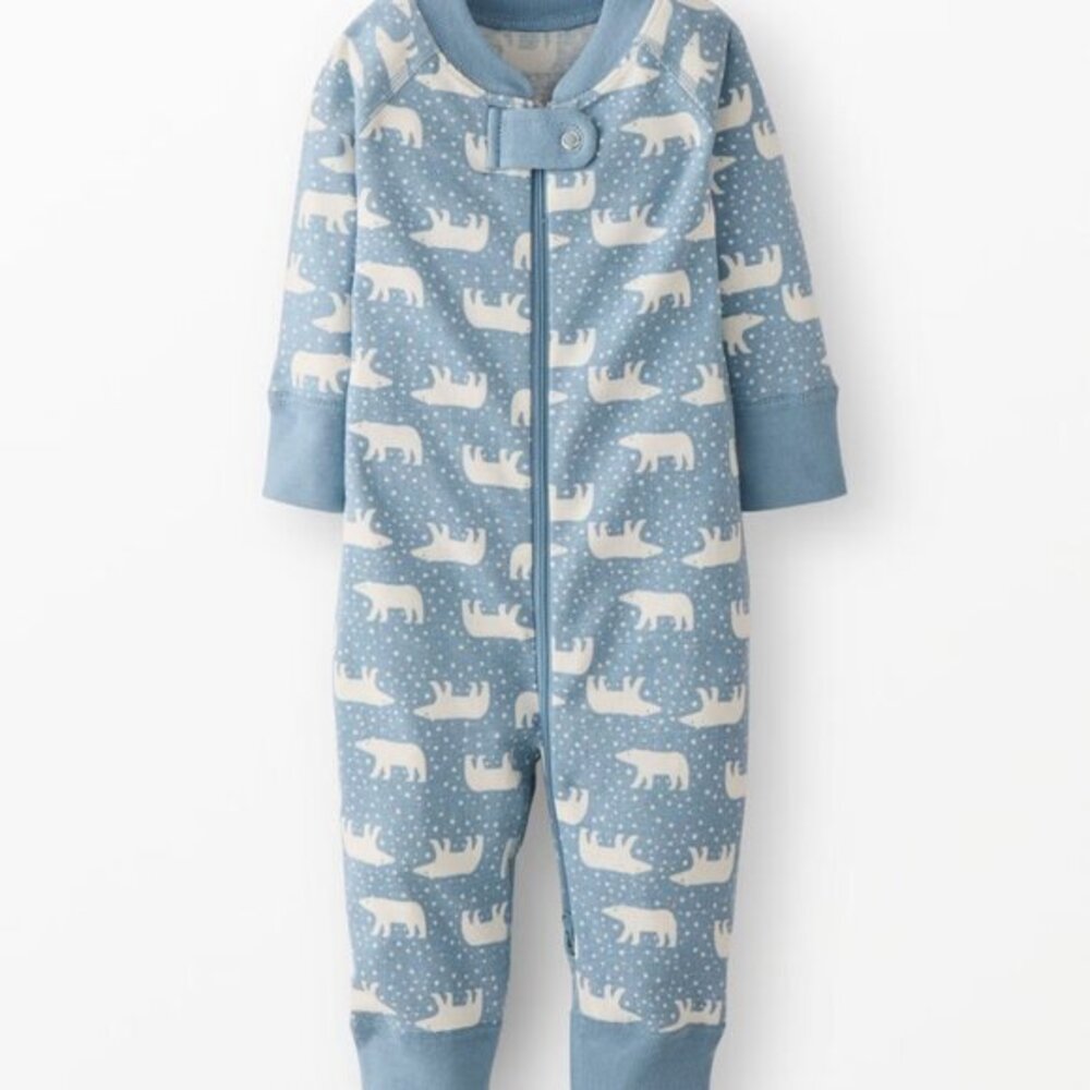 Hanna Andersson Organic Cotton Bear Sleeper Toddler 2T
